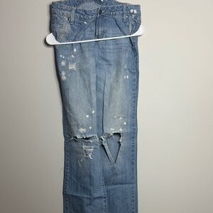 LEI Distressed Blue Jeans 8